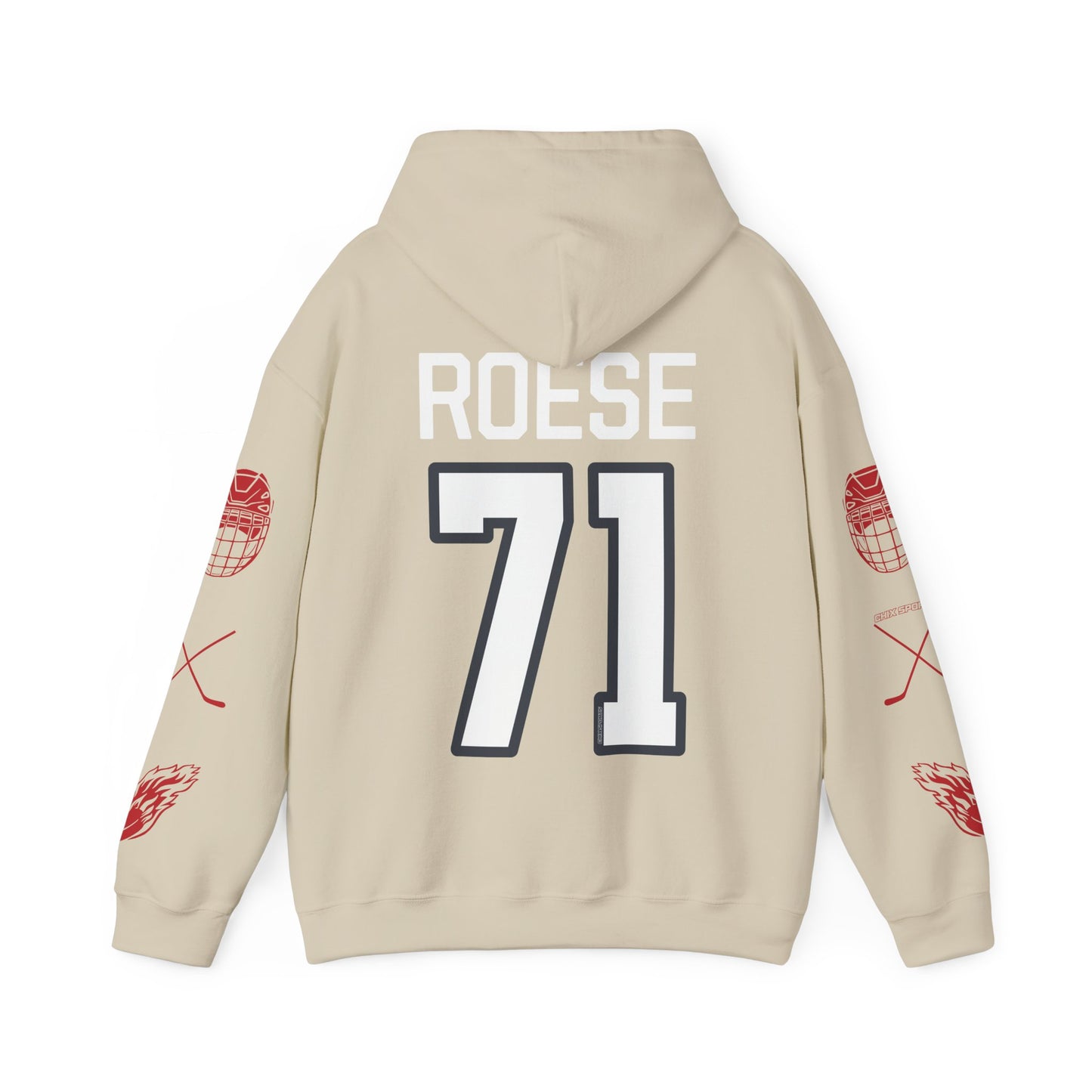 Jincy Roese 71 Charge Hockey Heavy Hoodie