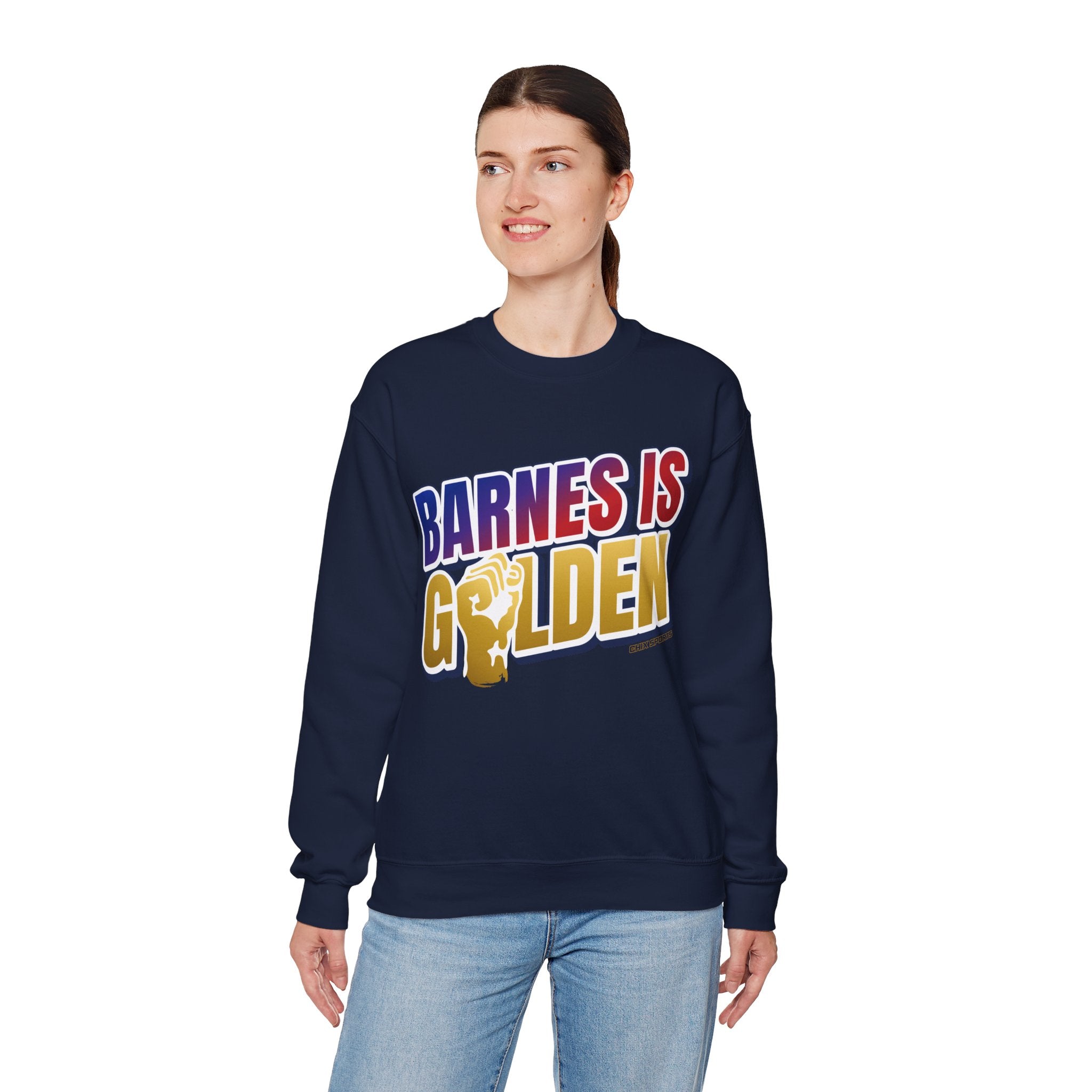 Cayla Barnes Golden USA Women's Hockey Unisex Sweatshirt