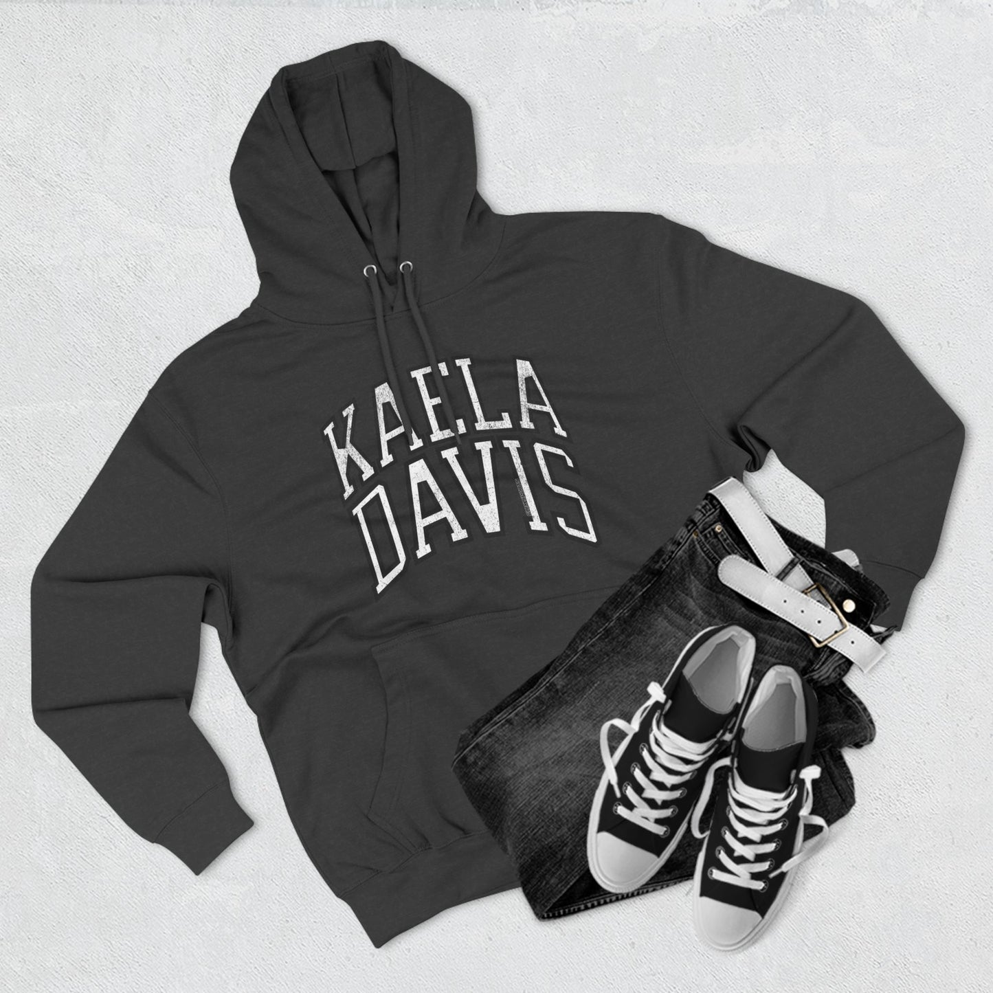 Kaela Davis Sky Premium Hoodie Vintage Print