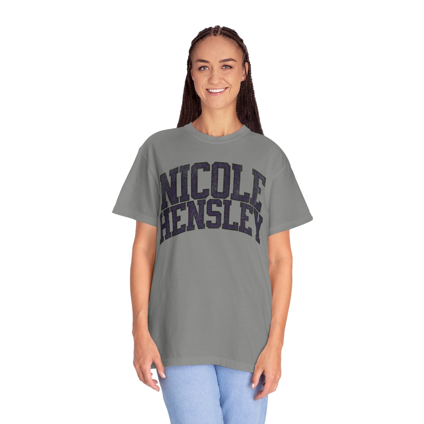 Nicole Hensley Frost Hockey Star Vintage Print Premium T-shirt