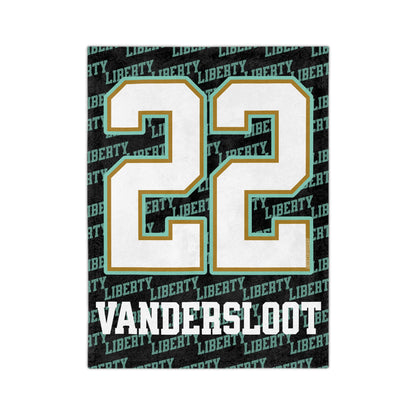 Courtney Vandersloot 22 Liberty Plush Microfiber Blanket