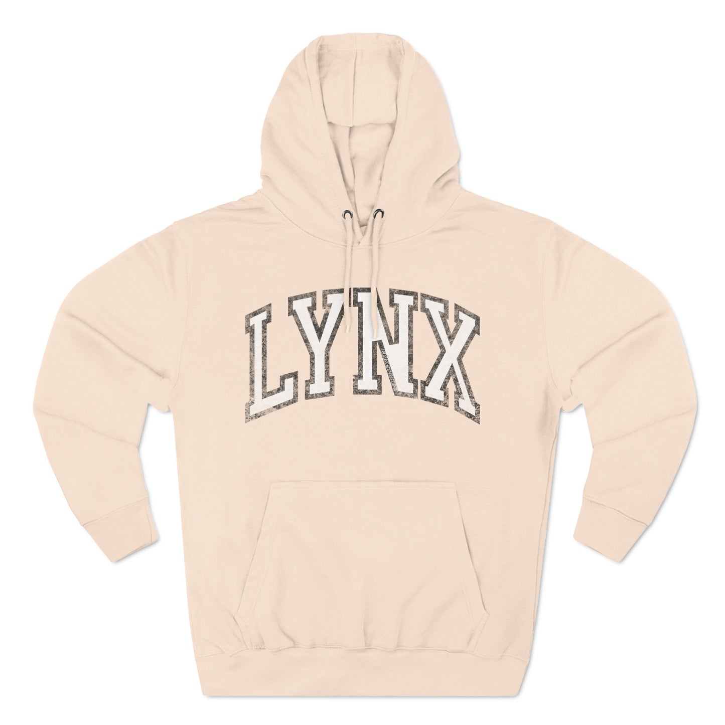 Lynx Basketball Vintage Print Premium Hoodie