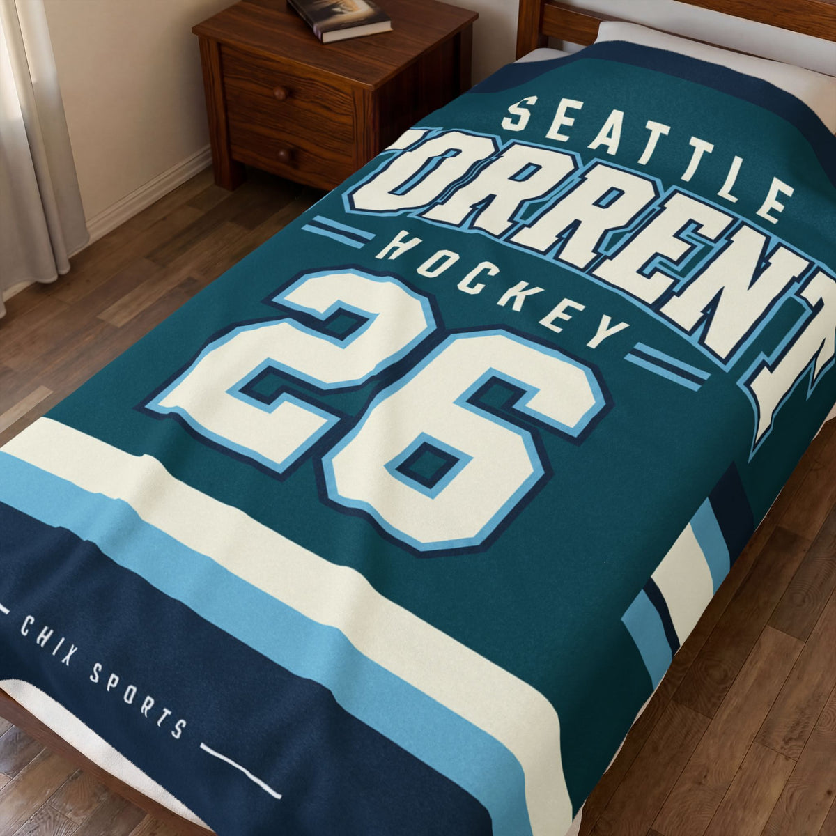 Seattle Torrent Plush Blanket