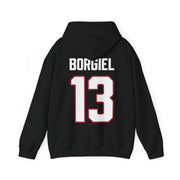 Casey Borgiel Detroit Hockey Club Unisex Moto Hoodie