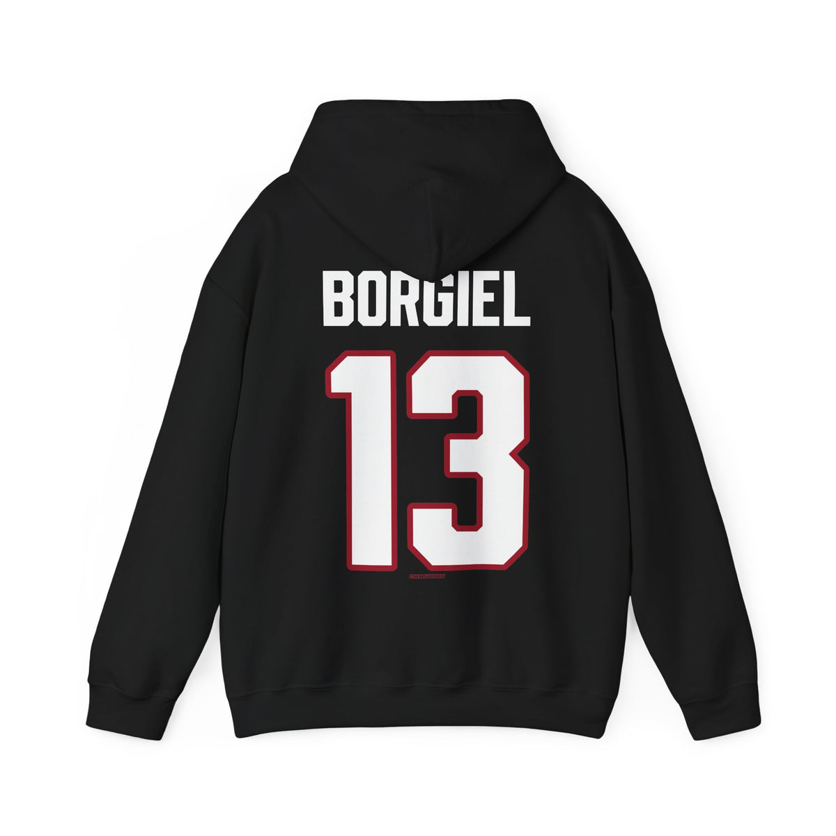 Casey Borgiel Detroit Hockey Club Unisex Moto Hoodie