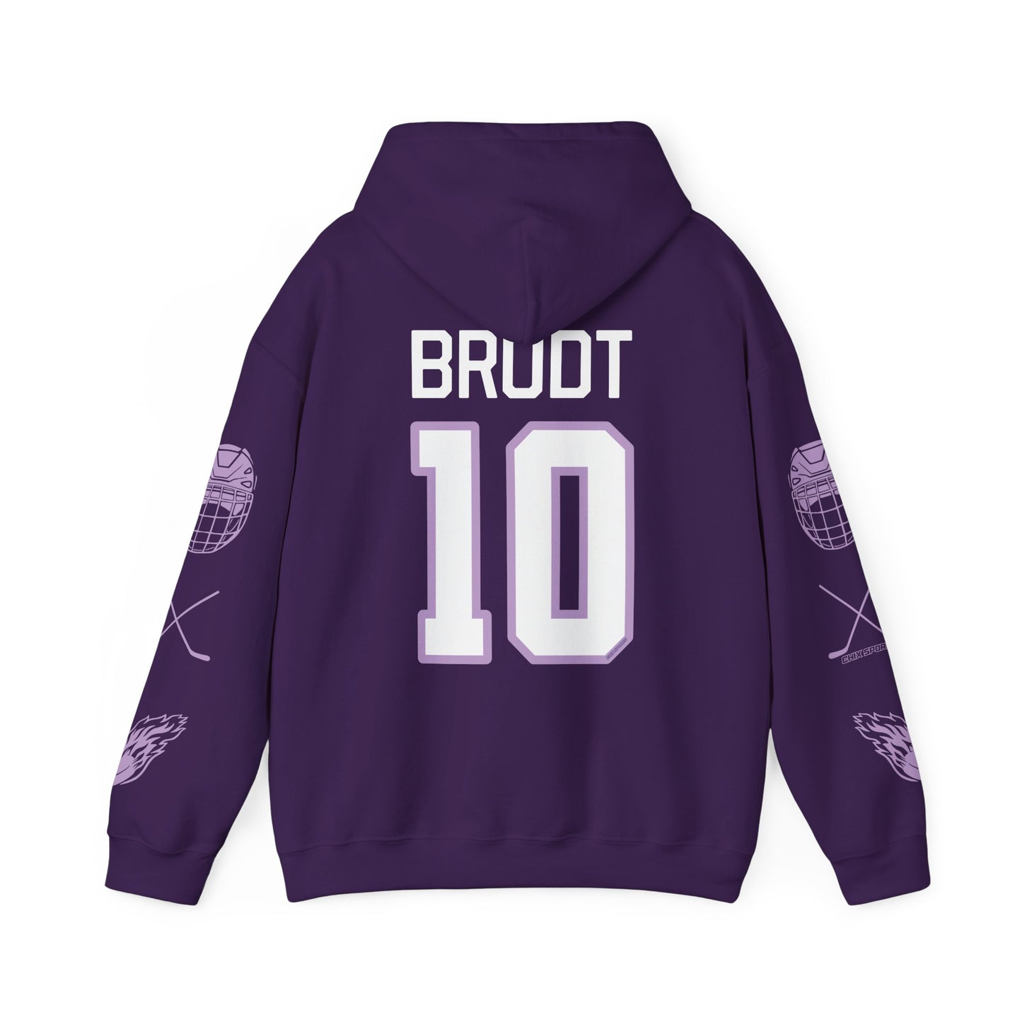 Sydney Brodt 10 Frost Hockey Heavy Hoodie