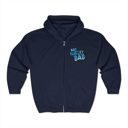 Rad Hockey Dad Heavy Full Zip Hoodie