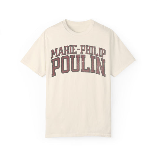 Marie-Philip Poulin Montreal Hockey Star Vintage Print Premium T-shirt