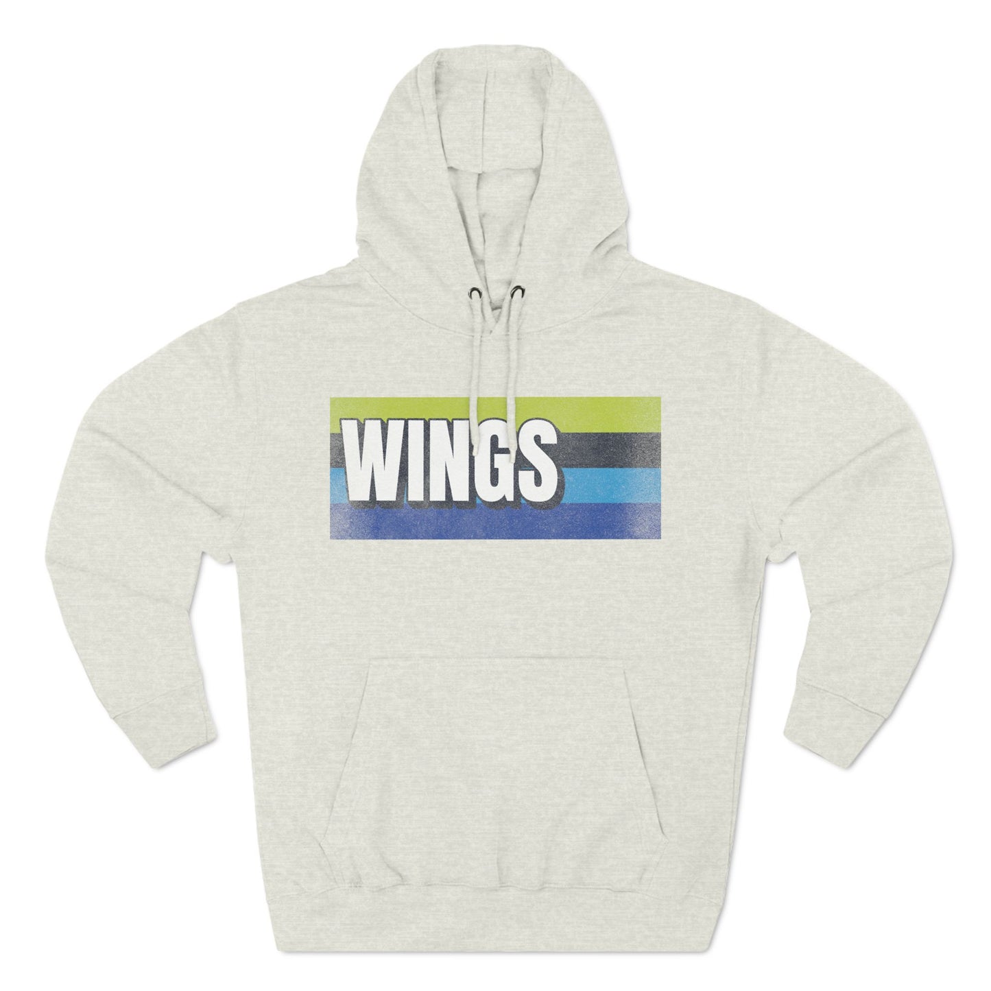 Wings Premium Vintage Style Basketball Hoodie