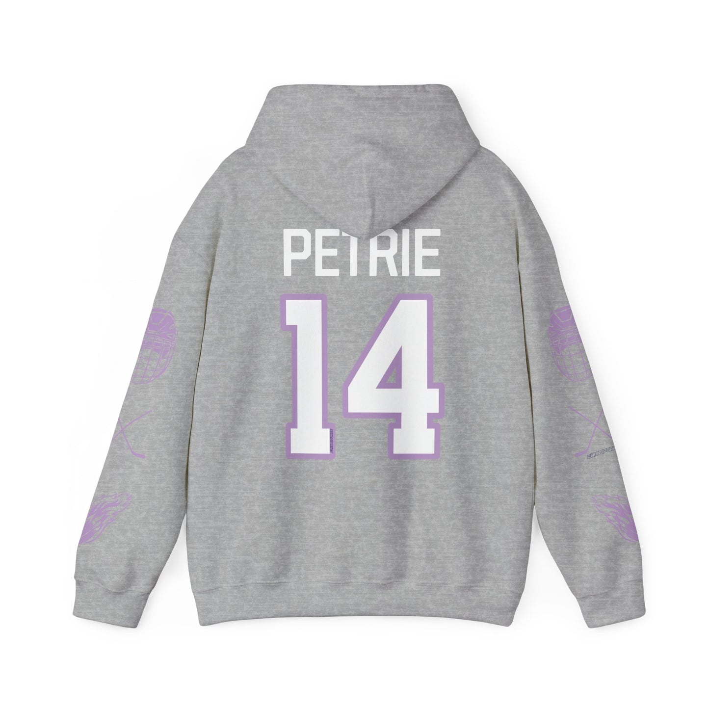 Dominique Petrie 14 Frost Hockey Heavy Hoodie