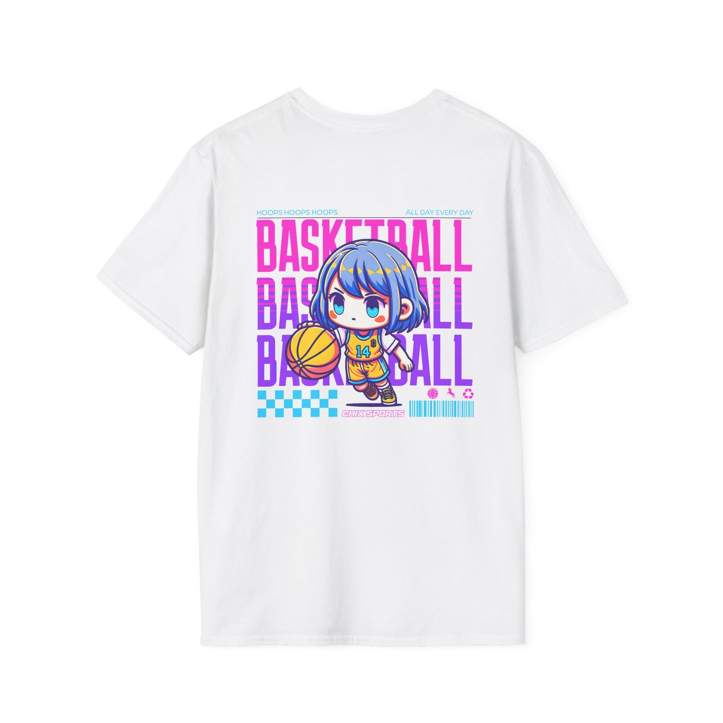 Women's Basketball Anime Style Shirt