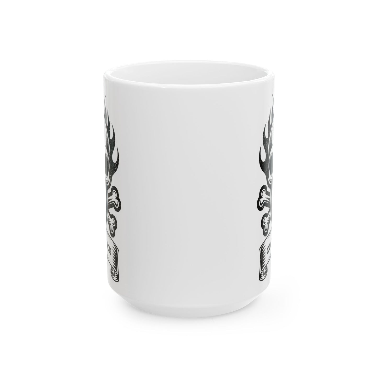 Compliance Mug Black & White Ceramic Mug, (11oz, 15oz)