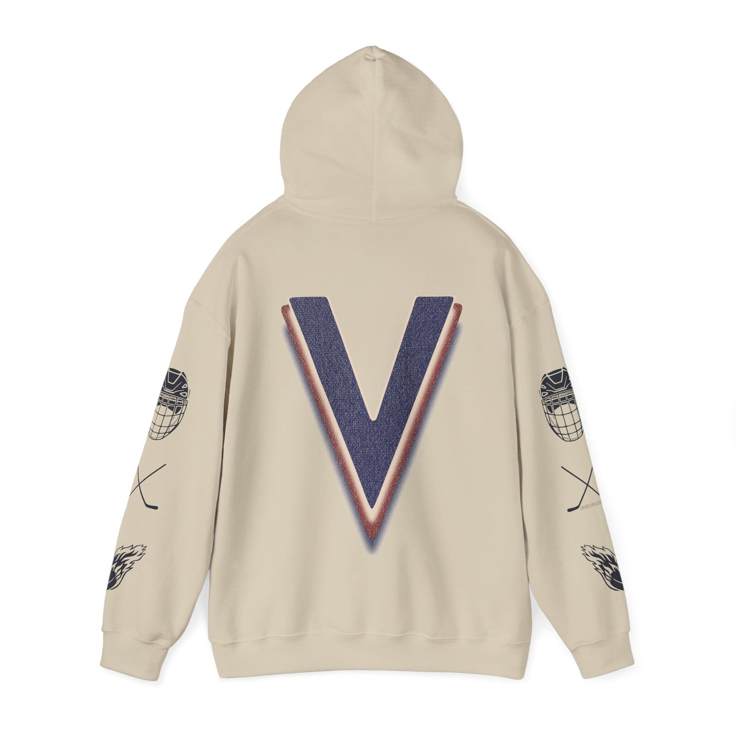 Victoire Hockey Two-Sided Print Heavy Hoodie