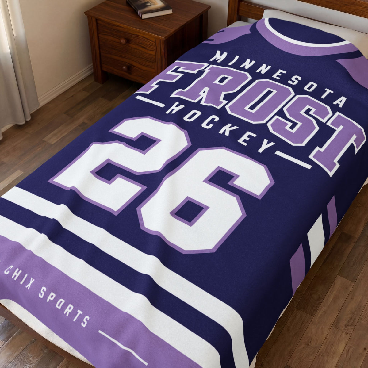 Minnesota Frost Plush Blanket