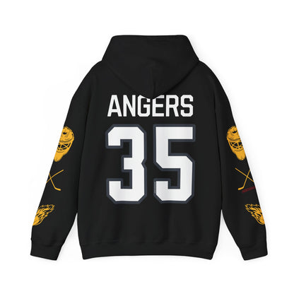 Logan Angers 35 Charge Hockey Heavy Hoodie