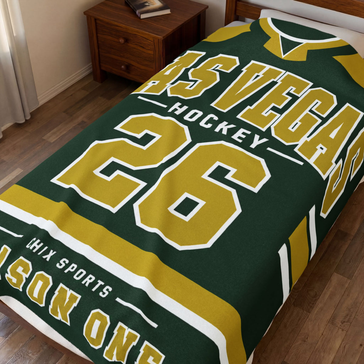 Las Vegas Women's Hockey Plush Blanket