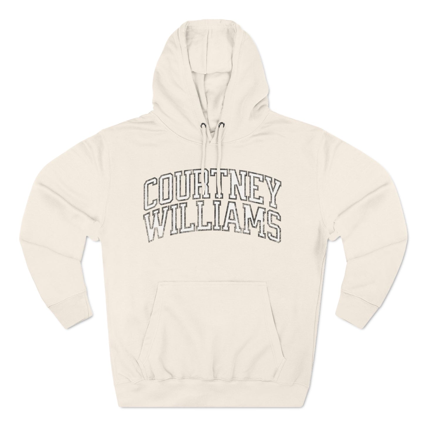 Courtney Williams Lynx Vintage Print Premium Hoodie