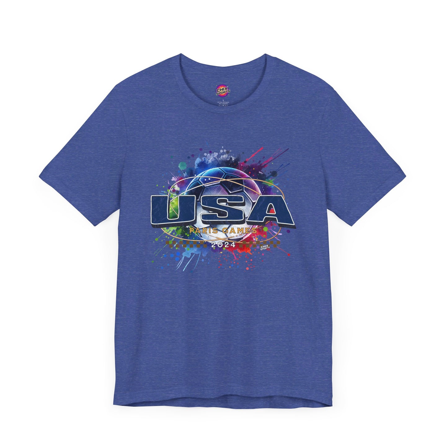 U.S. Women's Soccer Fans T-shirt Blue USA