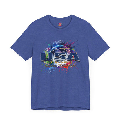 U.S. Women's Soccer Fans T-shirt Blue USA