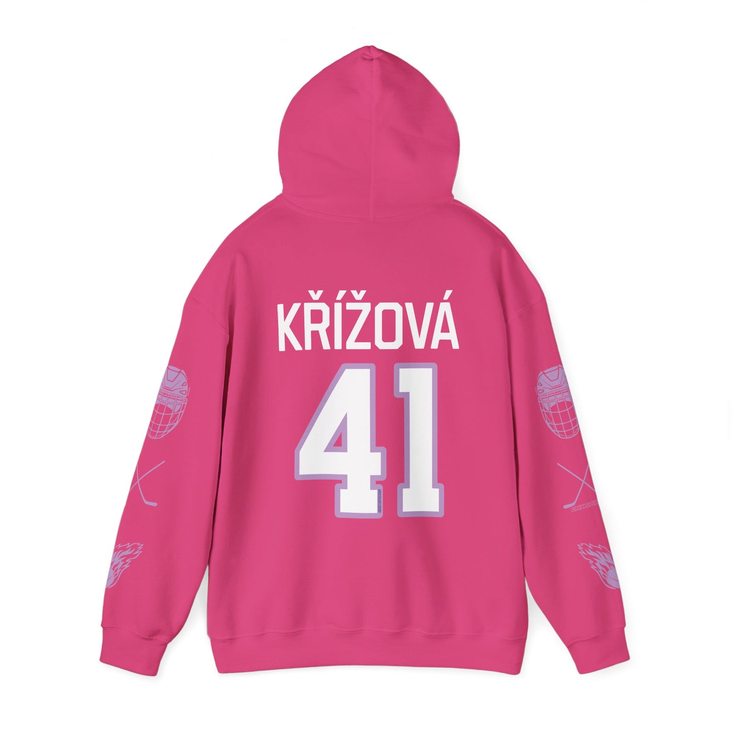 Denisa Krizova 41 Frost Hockey Heavy Hoodie