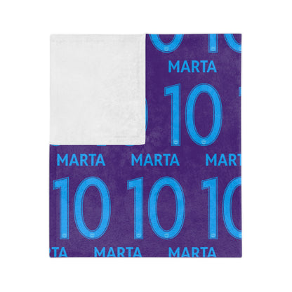 MARTA 10 Orlando Player Plush Microfiber Blanket