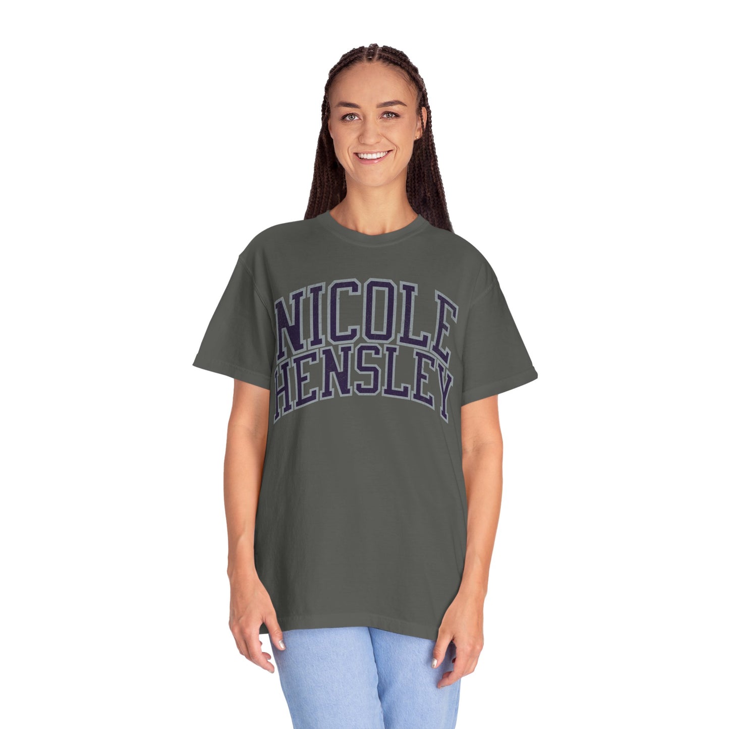 Nicole Hensley Frost Hockey Star Vintage Print Premium T-shirt