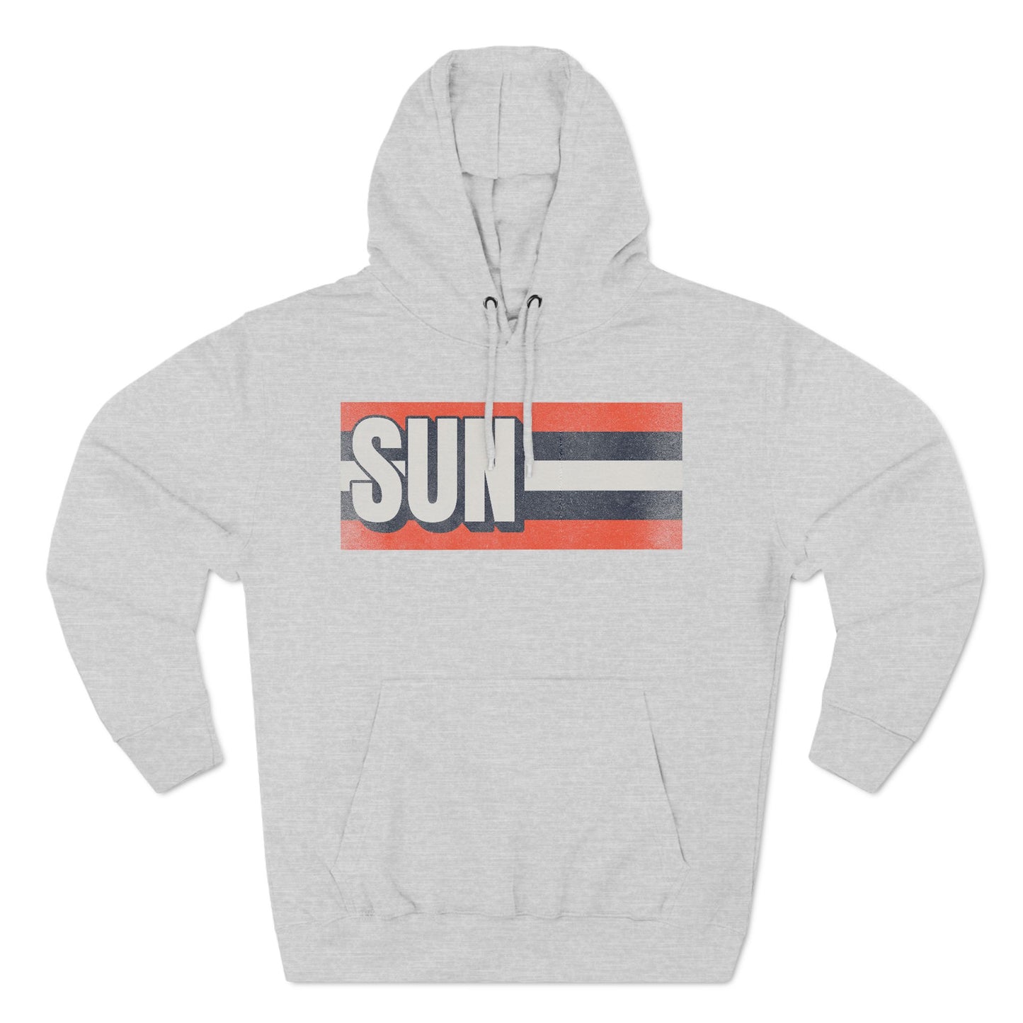 Sun Premium Vintage Style Basketball Hoodie