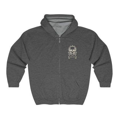 Compliance Skull Zip Hoodie