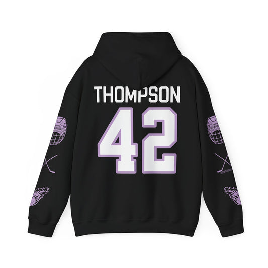 Claire Thompson 42 Frost Hockey Heavy Hoodie