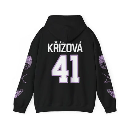 Denisa Krizova 41 Frost Hockey Heavy Hoodie