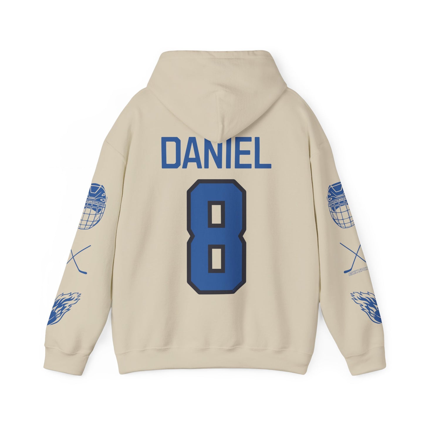 Izzy Daniel 8 Sceptres Hockey Heavy Hoodie