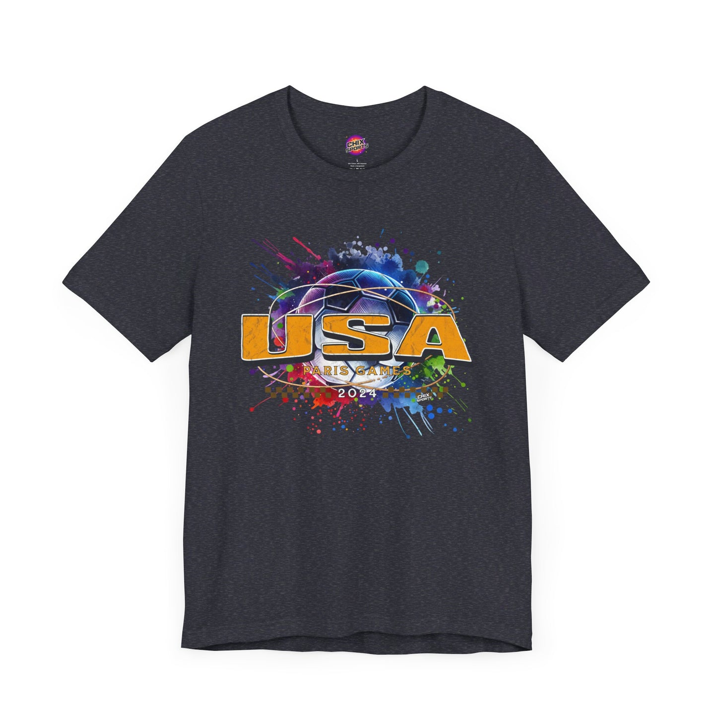 U.S. Women's Soccer T-Shirt Bright Gold USA