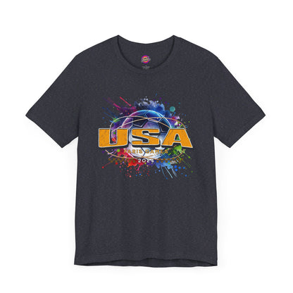 U.S. Women's Soccer T-Shirt Bright Gold USA