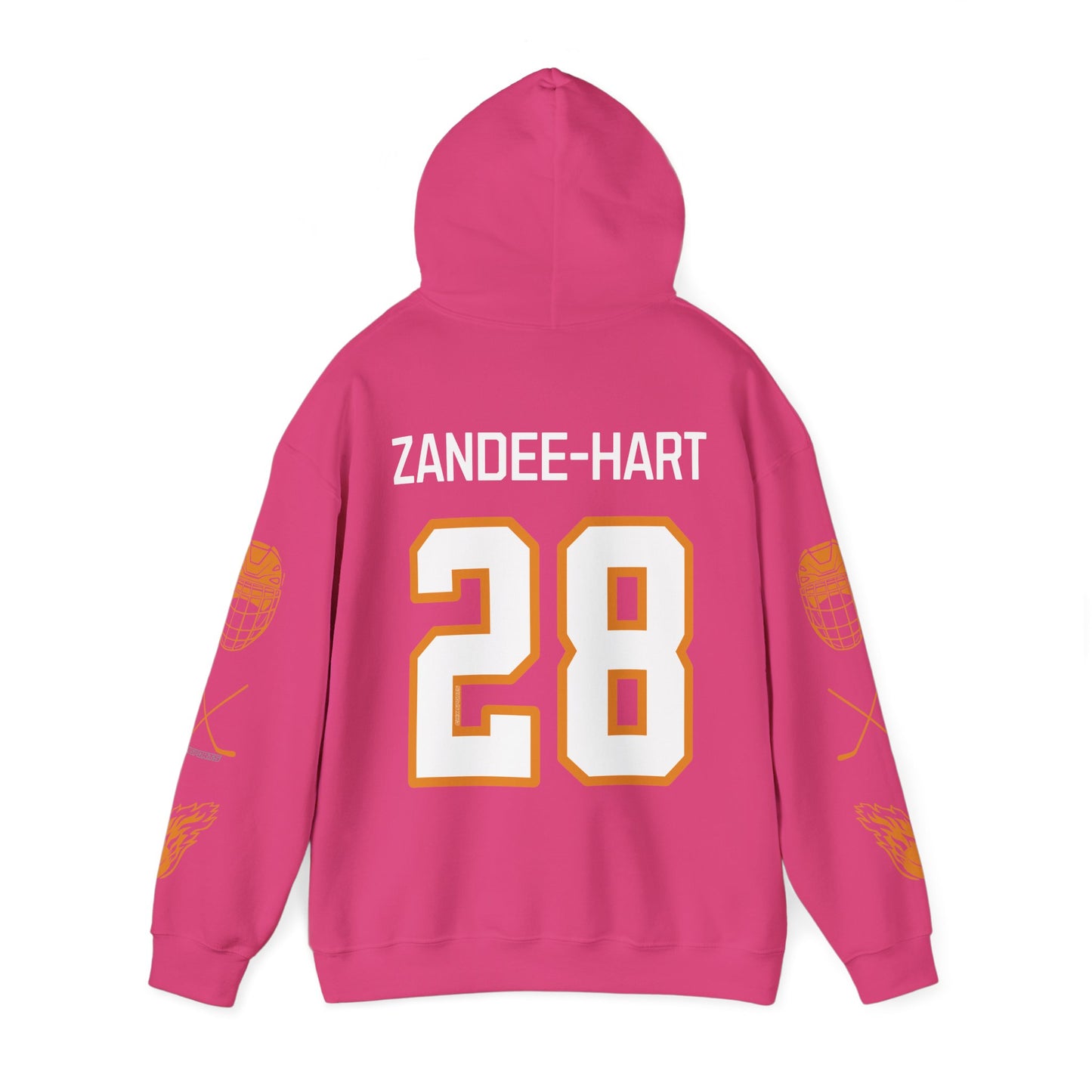 Micah Zandee-Hart 28 Sirens Hockey Heavy Hoodie