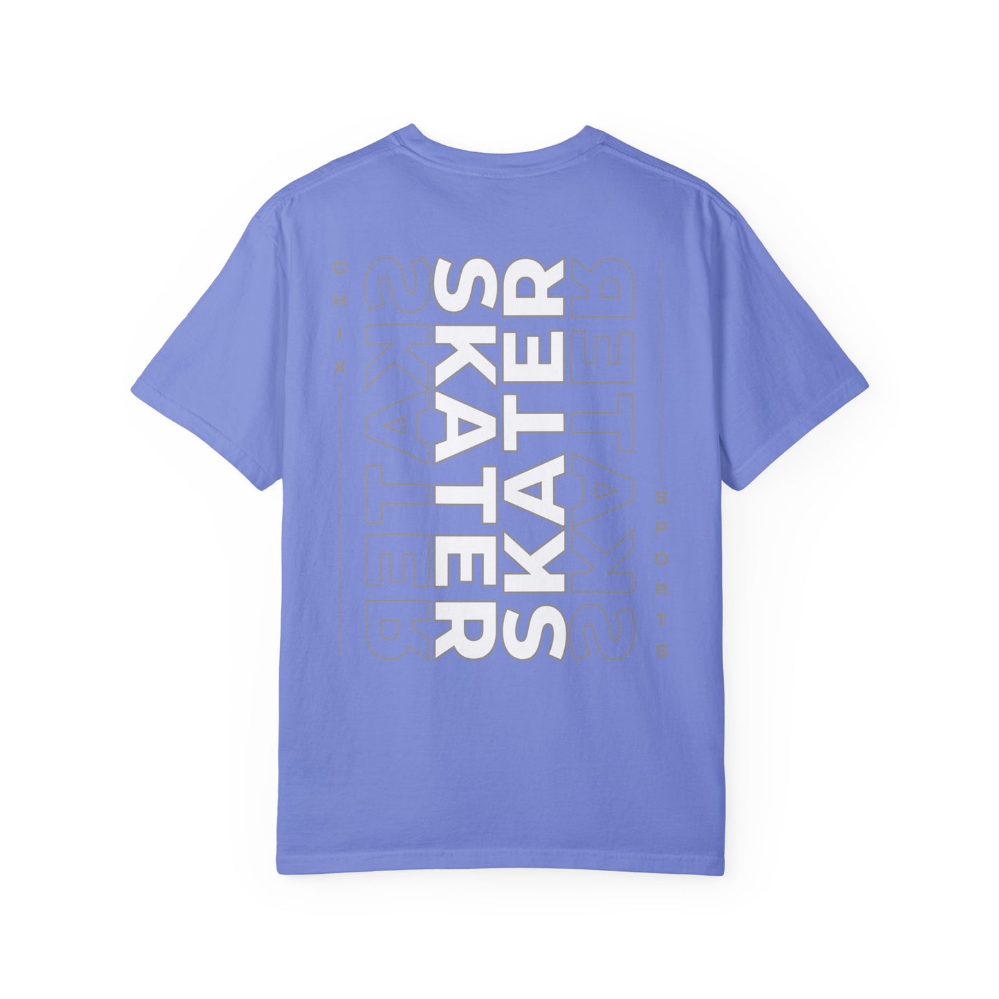 SKATER Position Garment-Dyed T-shirt Vertical