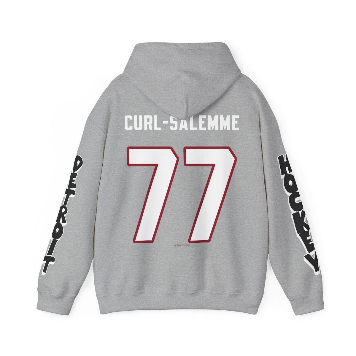 Britta Curl-Salemme Detroit Hockey Club Unisex Moto Hoodie