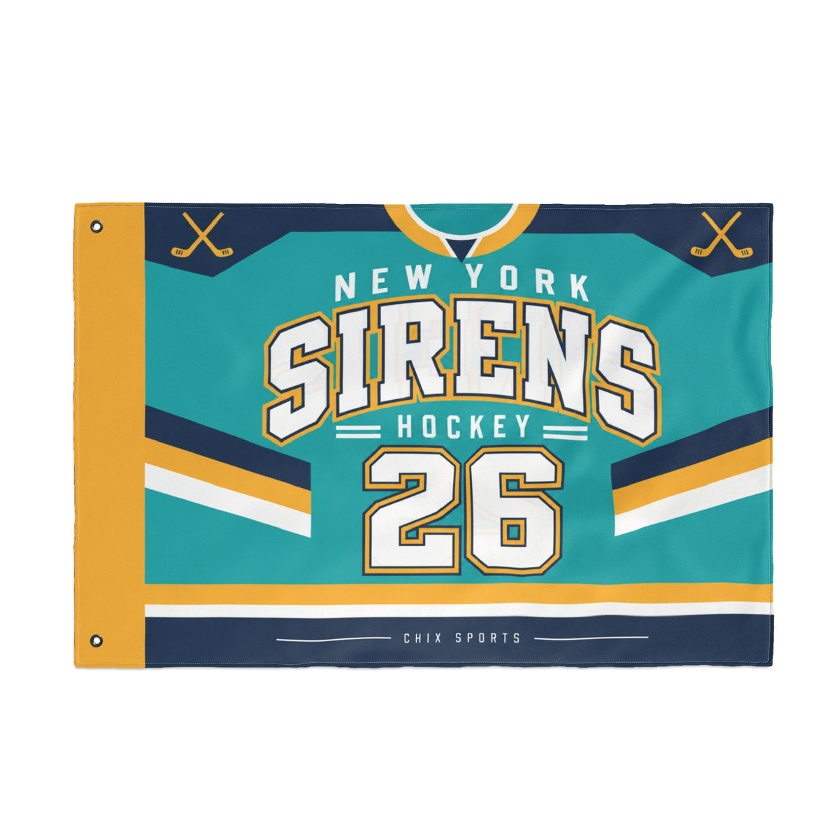 New York Sirens 36 x 24 Double-Sided Flag