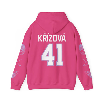 Denisa Krizova 41 Frost Hockey Heavy Hoodie