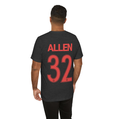 Emmie Allen 32 Bay City Soccer Softblend T-shirt