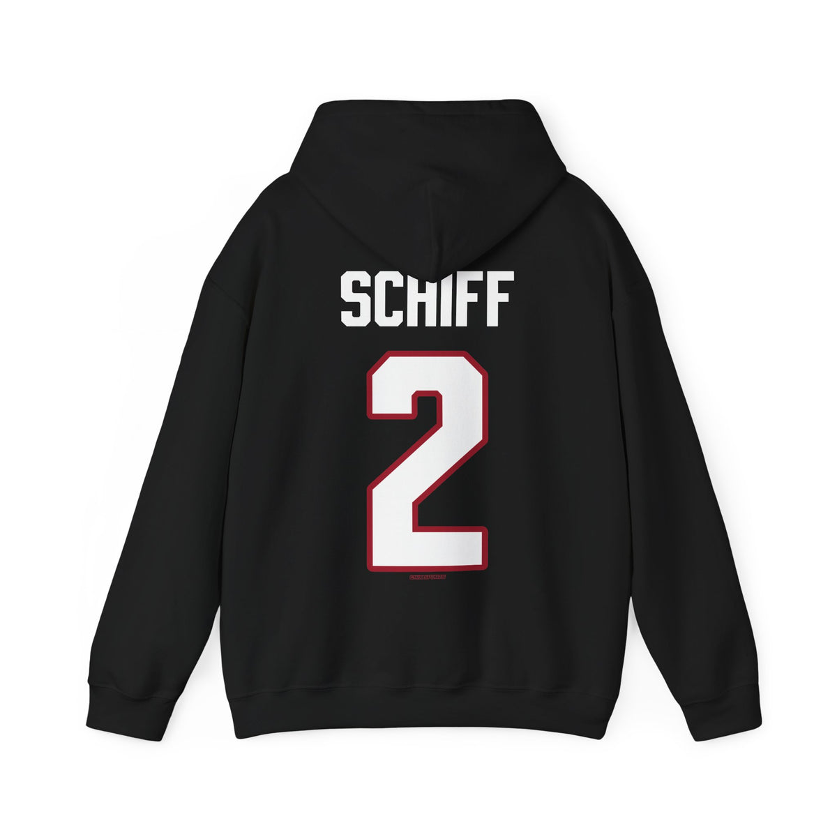 Georgia Schiff Detroit Hockey Club Unisex Moto Hoodie