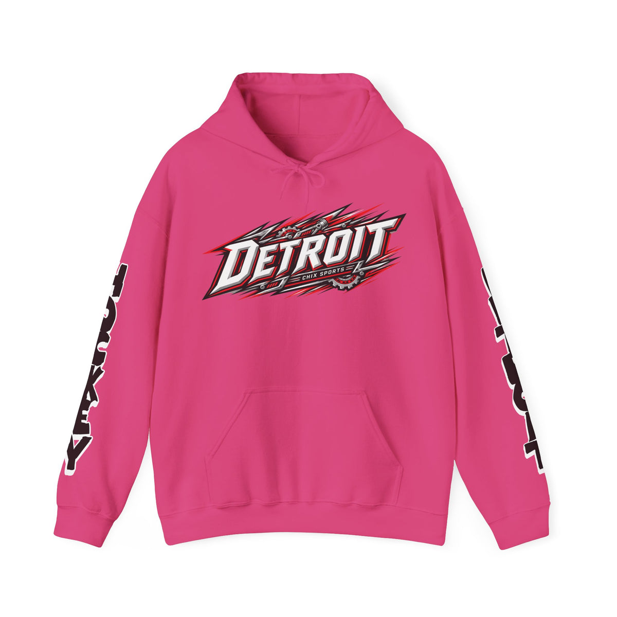 Britta Curl-Salemme Detroit Hockey Club Unisex Moto Hoodie