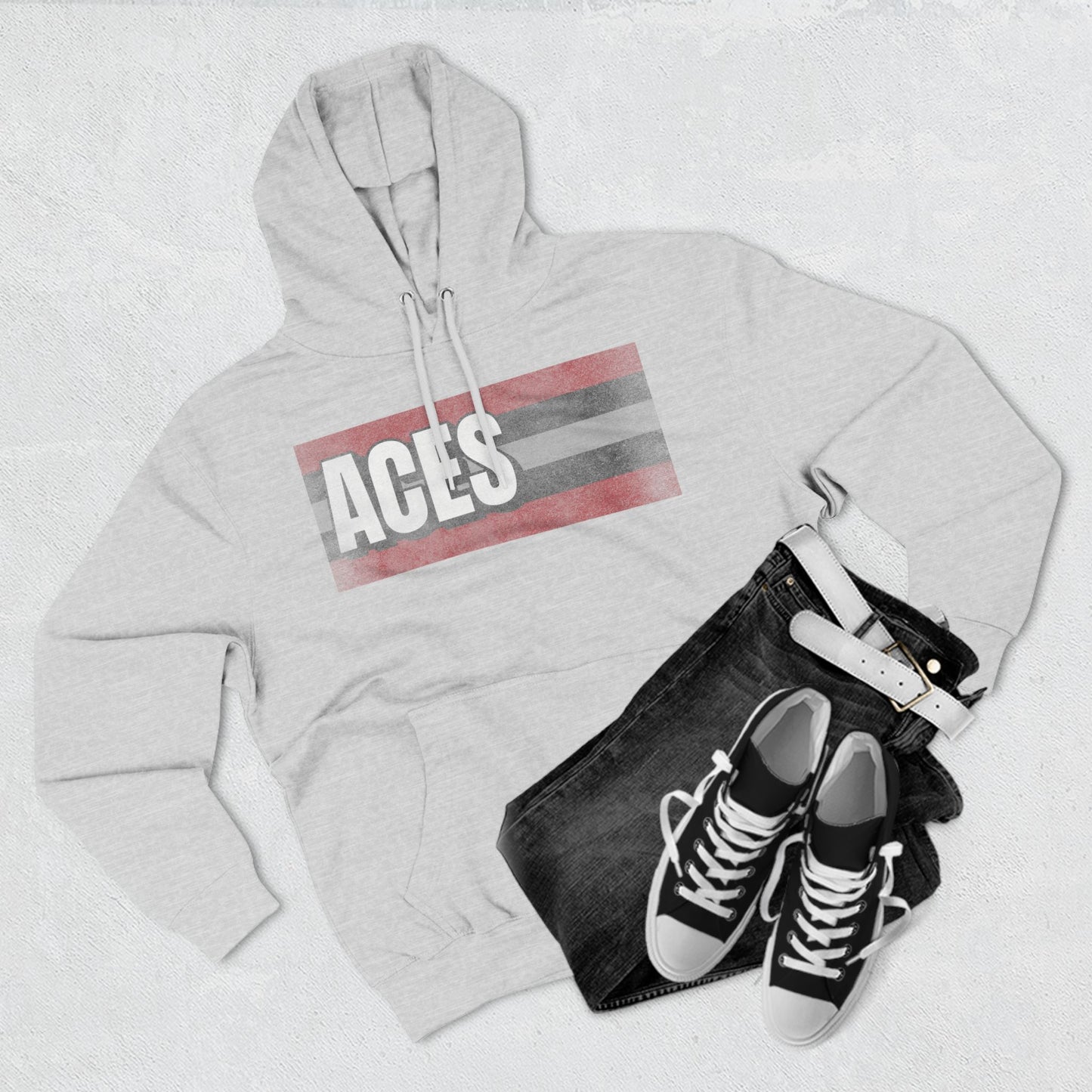 Aces Premium Vintage Style Basketball Hoodie