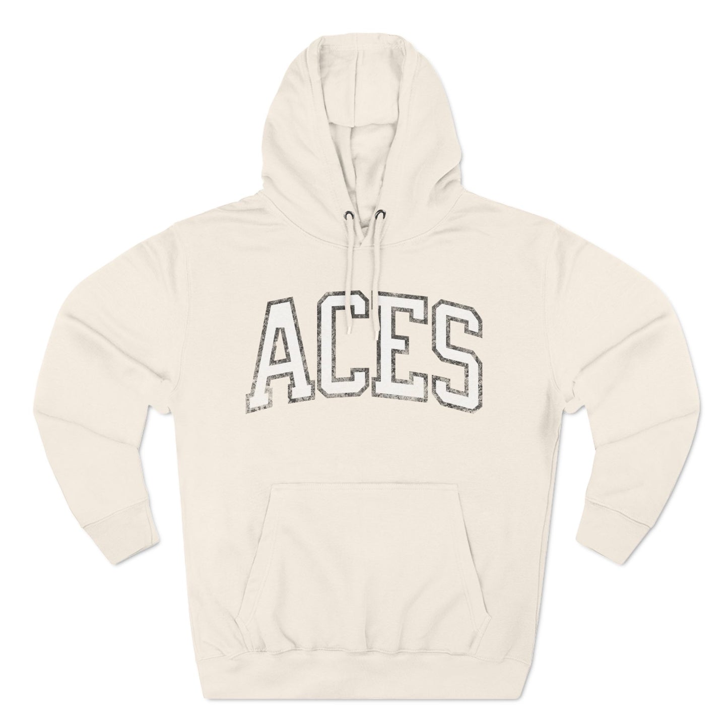 Aces Basketball Vintage Print Premium Hoodie