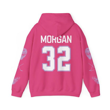 Lucy Morgan 32 Frost Hockey Heavy Hoodie