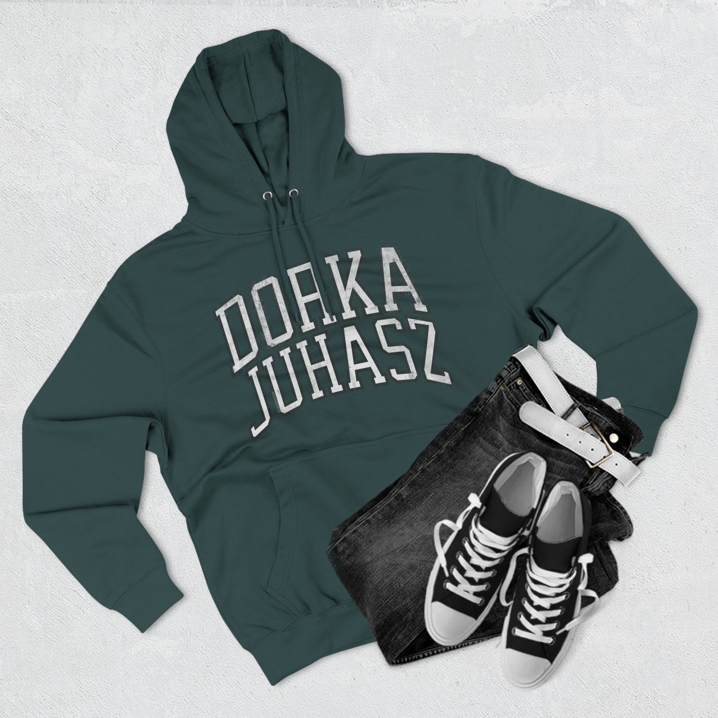 Lynx Dorka Juhasz Vintage Print Premium Hoodie