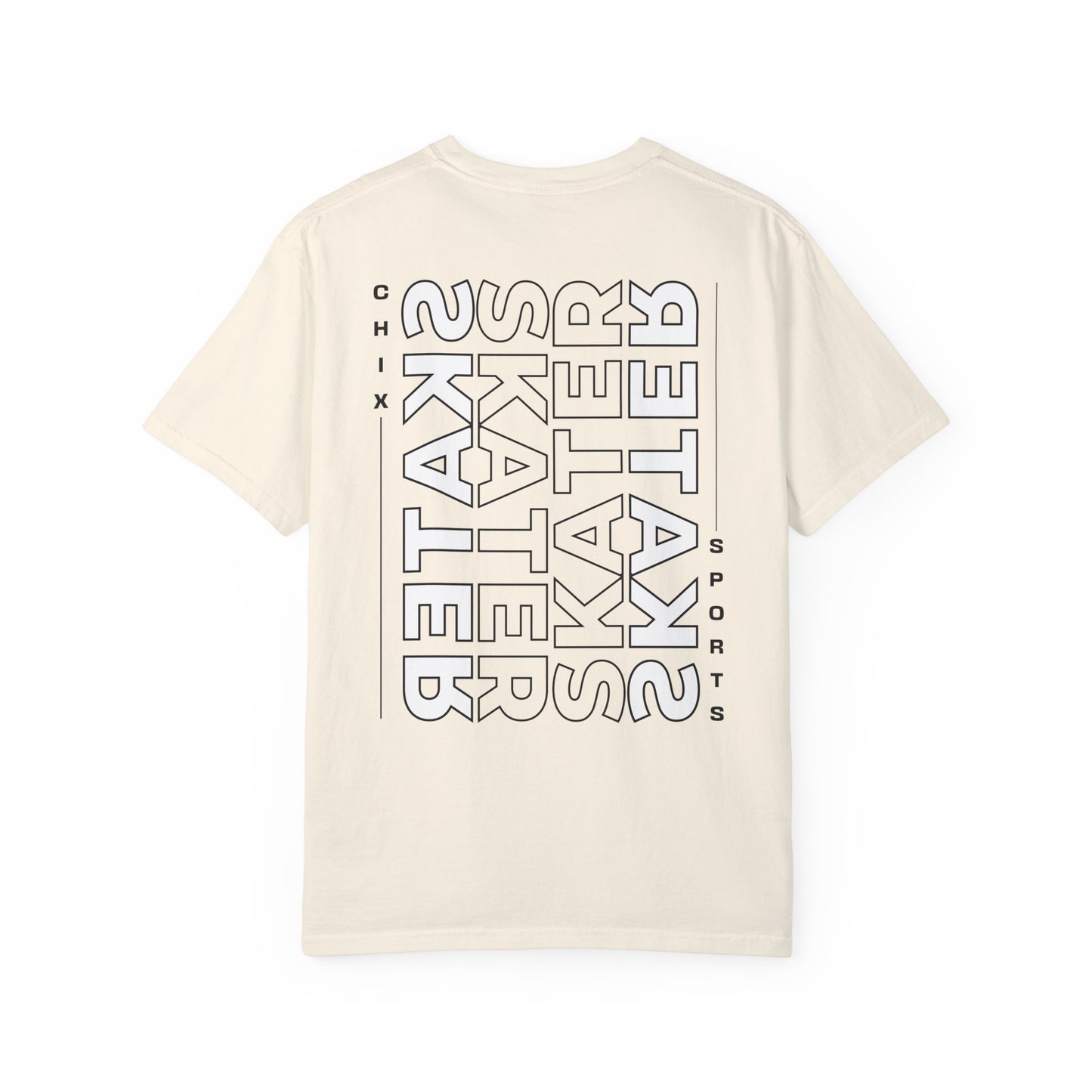 Outline SKATER Position Garment-Dyed T-shirt