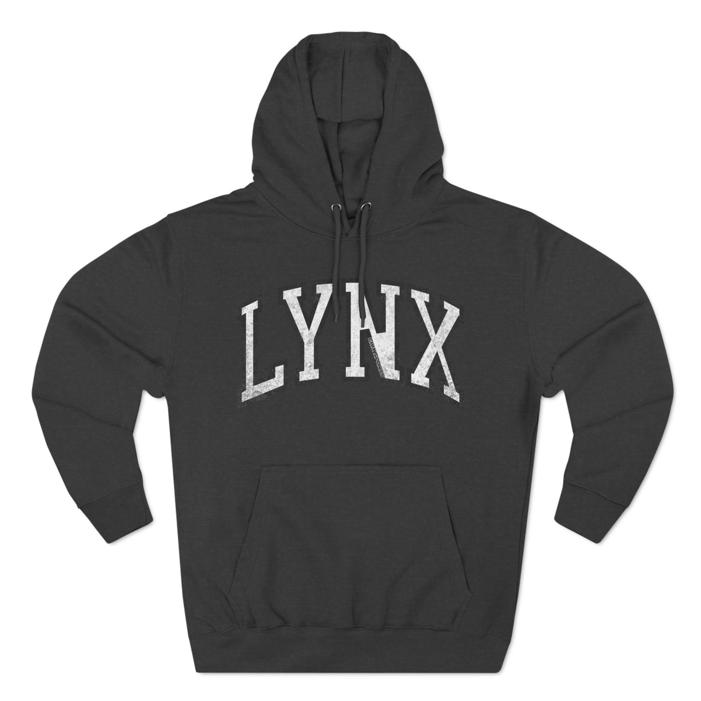 Lynx Basketball Vintage Print Premium Hoodie