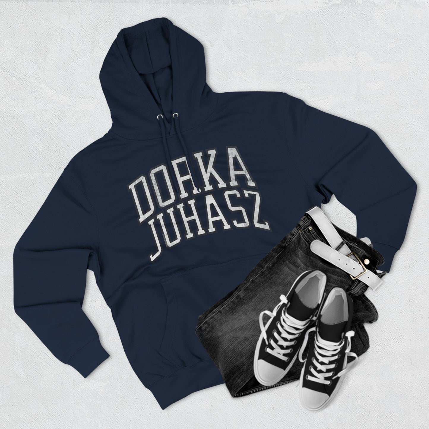 Lynx Dorka Juhasz Vintage Print Premium Hoodie