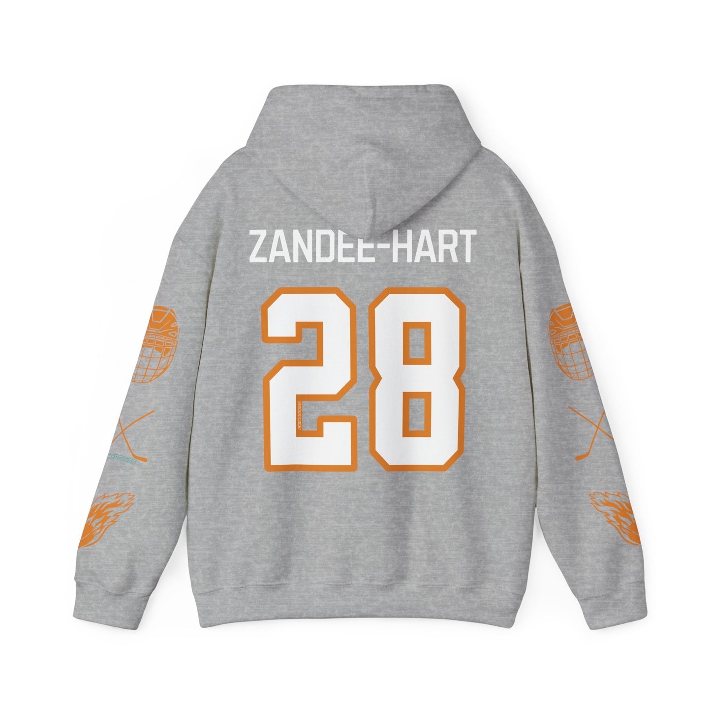 Micah Zandee-Hart 28 Sirens Hockey Heavy Hoodie