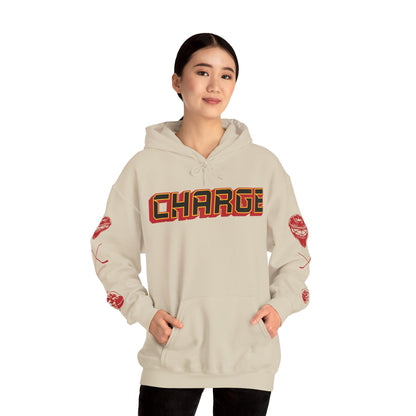 Logan Angers 35 Charge Hockey Heavy Hoodie